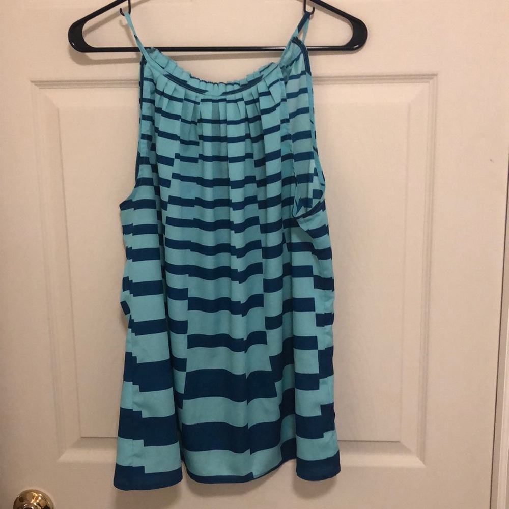 Blue Striped NY&C Top